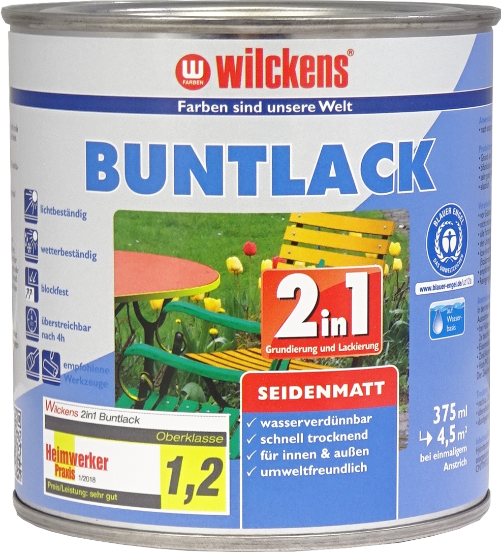 Buntlack 2in1 seidenmatt 375ml Wilckens