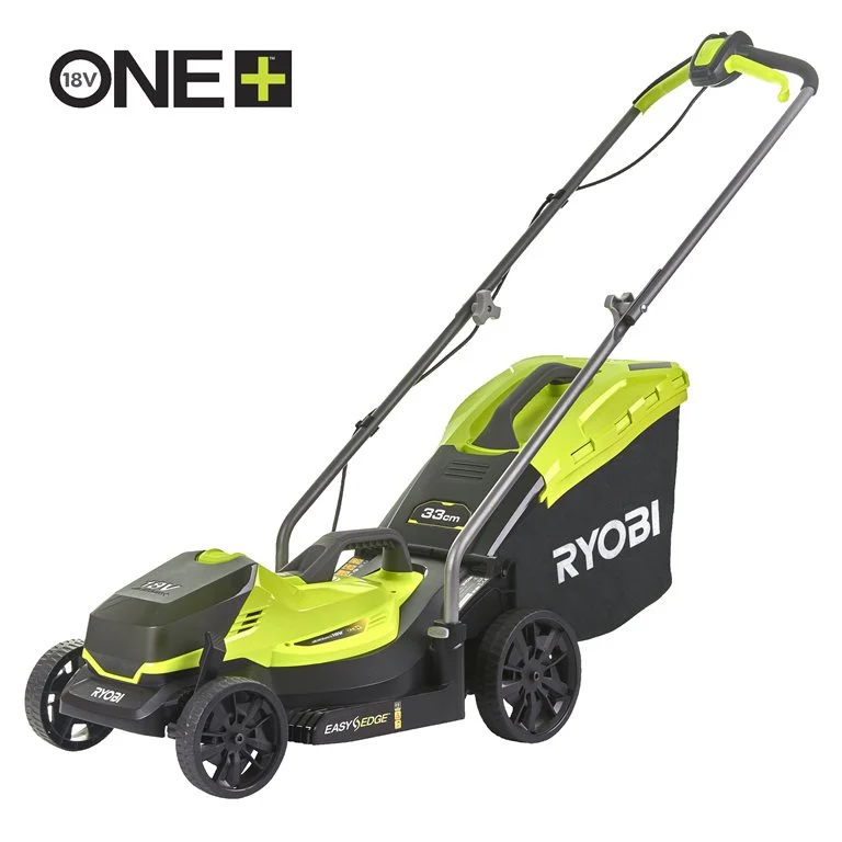 RYOBI 18 V ONE+ Akku-Rasenmäher, Schnittbreite 33 cm, ohne Akku und Ladegerät