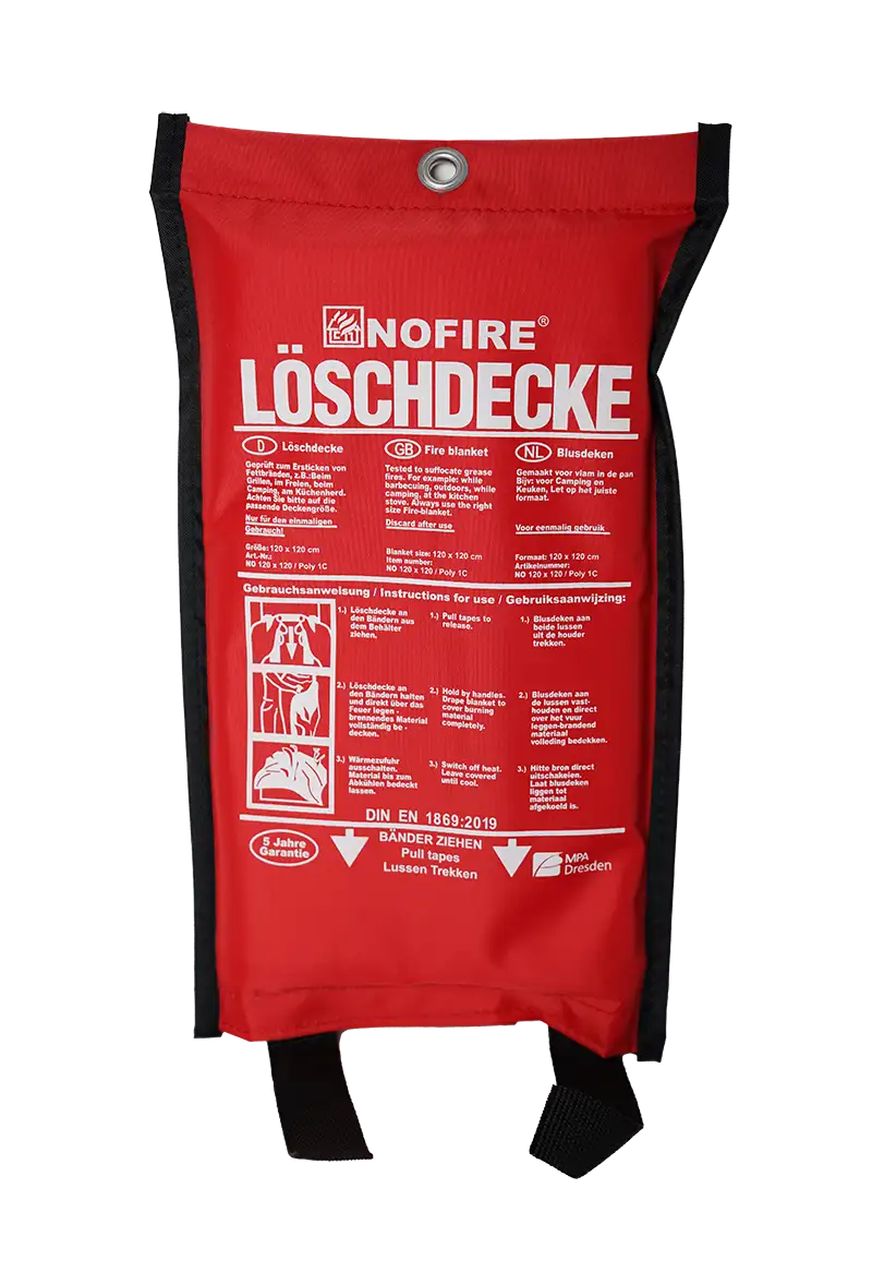 Löschdecke 120 x120 Poly/1C