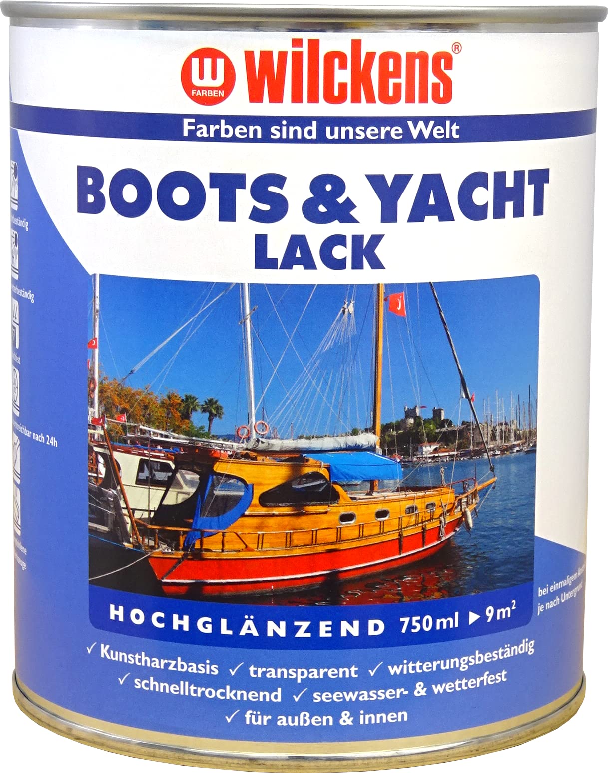 Wilckens Boots & Yachtlack, hochglänzend