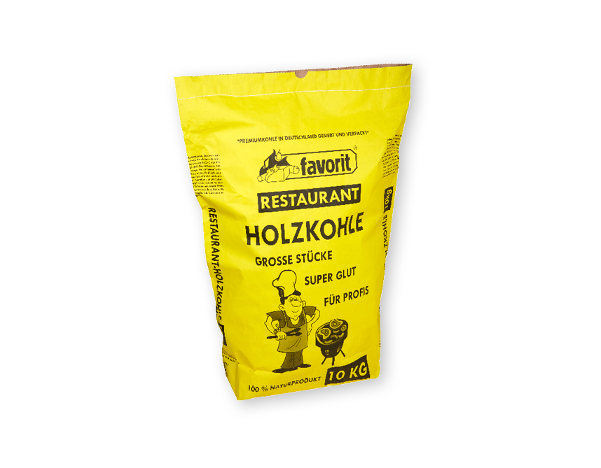 FAVORIT Restaurant-Holzkohle 10 kg